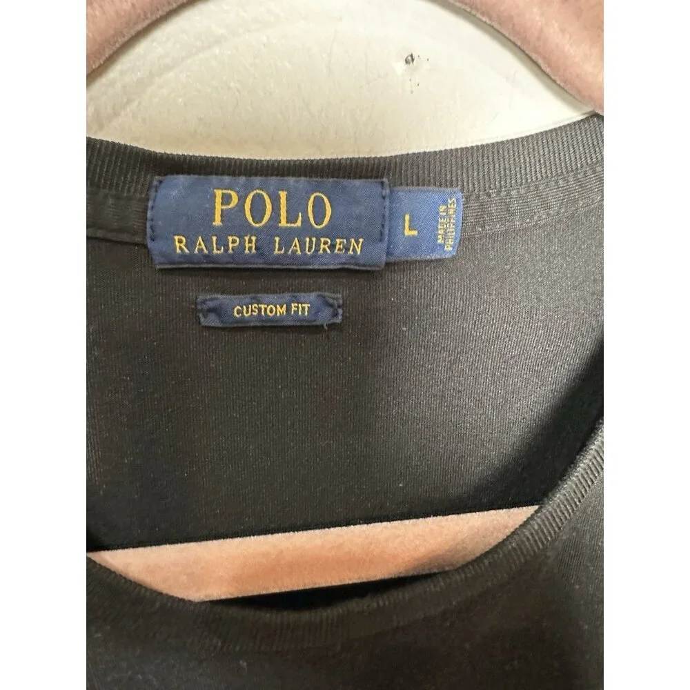 Polo Ralph Lauren Shirt Blackwatch Polo Team Black Crest Logo Mens Large